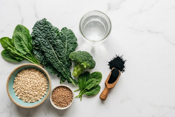 Aliments bio et charbon actif pour détoxifier le glyphosate