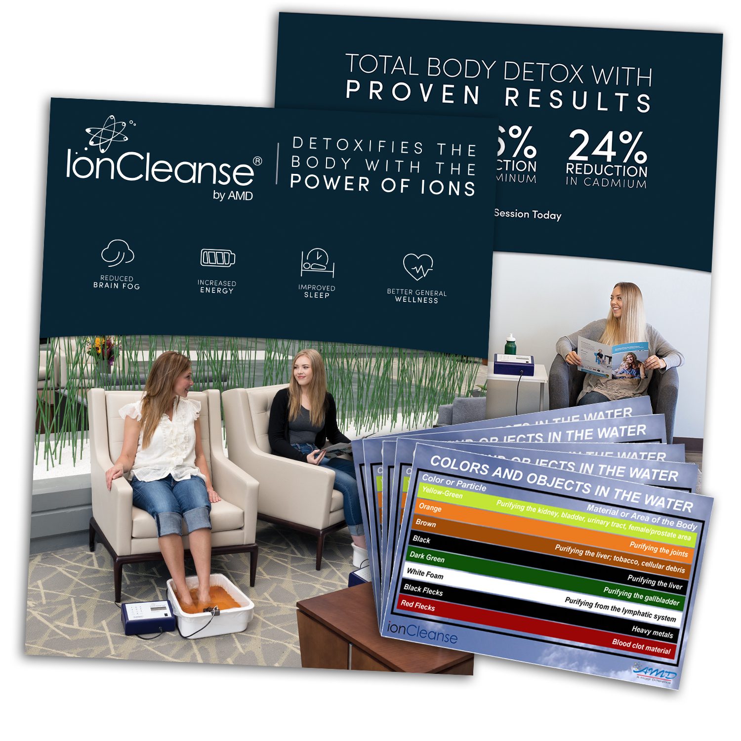 Package IonCleanse Premier professionnel pour bain ionique thérapeutique en cabinet